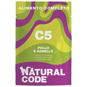 Natural Code C5 Pollo e Agnello 12 x 70 g