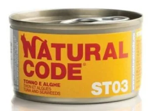 Natural Code Steril Tonno e Alghe 85 g per Gatti