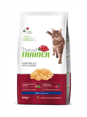 Natural Trainer Gatto Adulto Pollo Crocchette