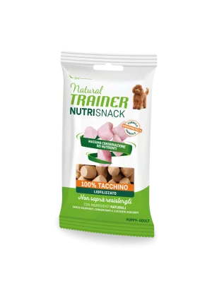 Natural Trainer NutriSnack Liofilizzato con Tacchino per Cane 20 g