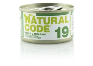 Naturalcode 19 Cat Pollo e Asparagi 85 g - Cibo umido per gatti