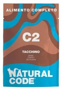Natural Code C2 Tacchino per Gatti 12 x 70 g