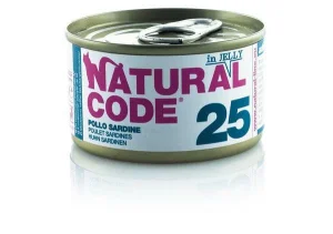 Natural Code 25 Pollo e Sardine 85 g
