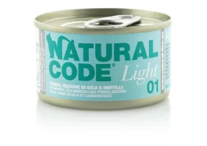 Naturalcode Cat Light Tonno, Goji e Mirtilli 85 g
