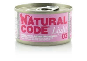Naturalcode Cat Light Tonno, Orata e Mela 85 g