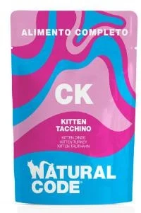 Natural Code Kitten Tacchino - Buste 12 x 70 g