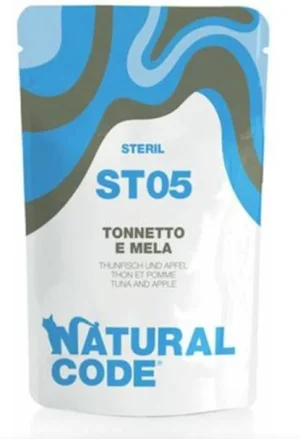 Naturalcode ST 05 Steril Tonnetto e Mela - 24 buste da 70 g