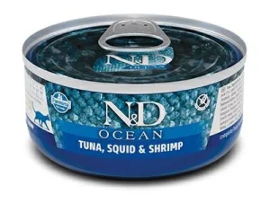 ND Cat Ocean Tonno/Calamari/Gamberetti 70g - Farmina