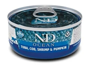 ND Cat Ocean Tonno/Merluzzo/Gamberetti 70g - Farmina