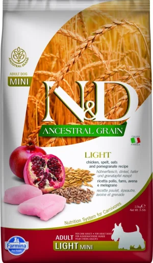 Farmina N&D Chicken & Pomegranate Light Mini 2,5 kg