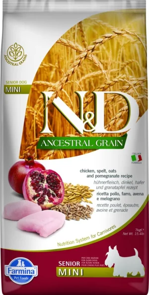 Farmina N&D Ancestral Mini Senior Pollo & Melograno 2,5 kg