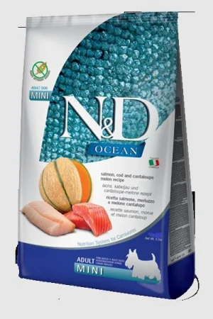 ND Dog Ocean Mini Salmone/Merluzzo/Melone - Farmina