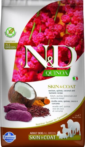 Farmina N&D Skin & Coat Venison Cocco Curcuma 2.5kg