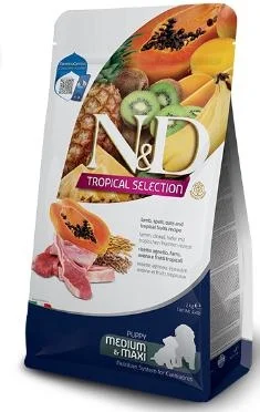 ND DOG Tropical Selection Medium/Maxi Puppy - 2 kg di Agnello - FARMINA
