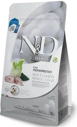 Farmina N&D White Spigola Puppy Medium & Maxi 2 kg