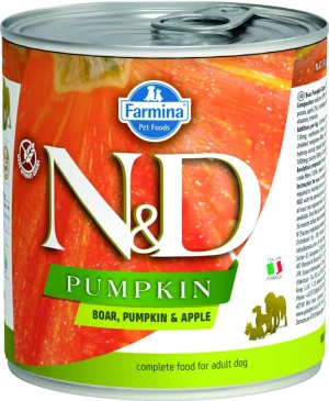 ND Um Dog Pumpkin Cinghiale/Mela 285g - Farmina