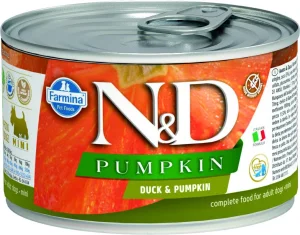 ND Umido Dog Pumpkin Mini Anatra 140g - Farmina