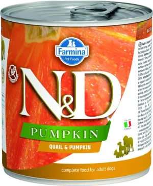 ND Umido Dog Pumpkin Quaglieria 285g - Farmina