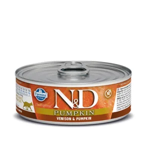 ND Umido Gatto Pumpkin Cervo 70g - Farmina