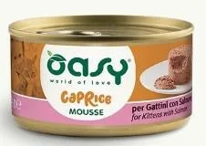 OASY Cat Caprice Mousse Gattini Salmone 85g