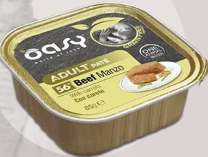 OASY Cat Grain Free Manzo con Carote - 19 x Gr 85
