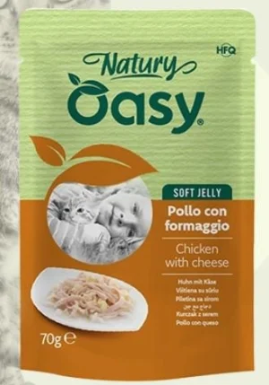 OASY Cat Natury Buste Pollo/Formaggio 24 x 70g
