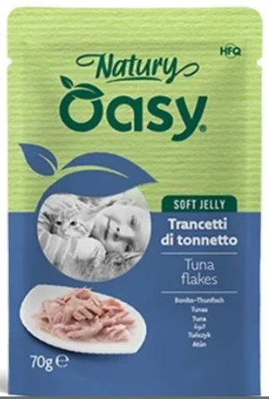 Oasy Cat Natūry Buste Tonnetto 24 x 70g - Cibo Umido per Gatti