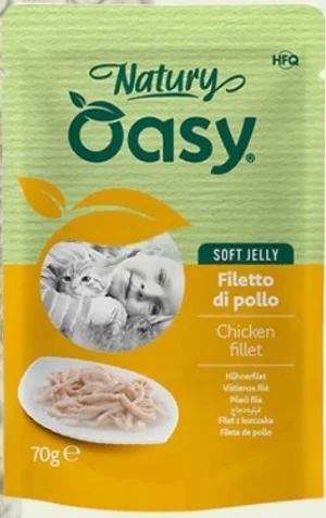 Oasy Cat Natury Bustine Filetto di Pollo 24 x 70g