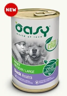 Oasy Dog Anatra 400g - Mangime Umido per Cani