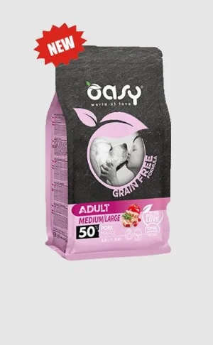 OASY Dog Grain Free Medium/Large - Maiale