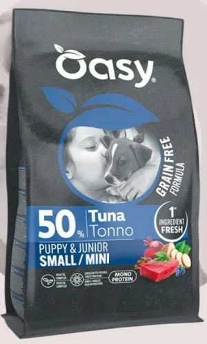Oasy Grain Free Puppy Small/Mini Tonno 2 kg