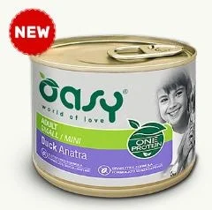 Oasy Dog Mini Anatra 200g - Mangime Umido per Cani