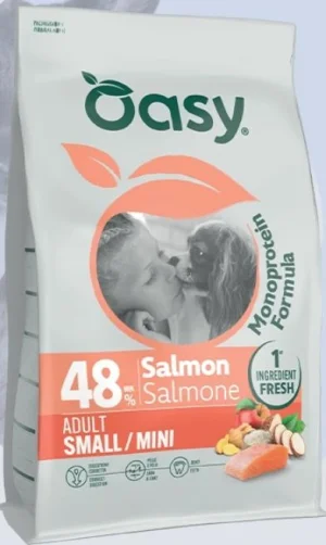Oasy Monoprotein Small/Mini Salmone 2 kg
