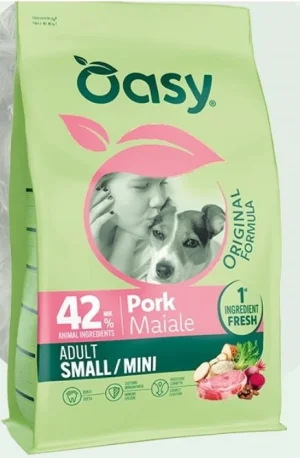 Oasy Dog Original Adult Small/Mini Maiale 2 kg