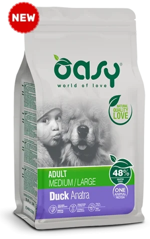 Oasy Mono Proteico Adult Medium\Large all' Anatra