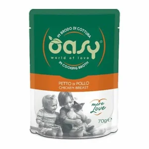 Oasy More Love Cat Buste Petto Pollo 24 x 70g