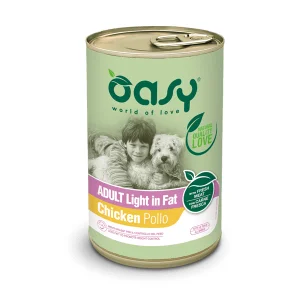 Oasy Paté Cane Adulto Light in Fat Pollo 400 g