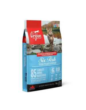 ORIJEN Cat 6 Fish 5,4 kg - Crocchette per Gatti