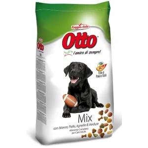 Otto Mix Crocchette per Cani Adulti Manzo Pollo Agnello