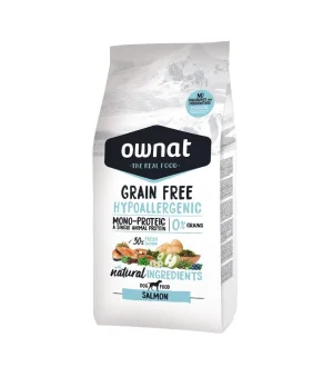 Ownat Dog Grain Free Hypo al Salmone 3 kg - Crocchette per Cani
