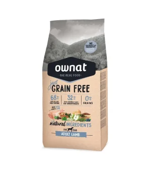 Ownat Grain Free Solo Agnello per Cani 14 kg