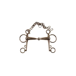 Pelham vuoto in acciaio inox Umbria Equitazione - Asta 7 cm