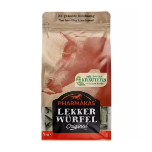Pharmakas Lekkerwürfel Herbs - Snack per cavalli 1 kg