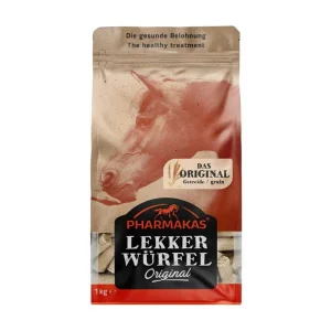 Pharmakas Lekkerwürfel Original - Snack naturale per cavalli 1 kg