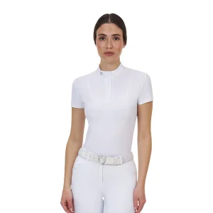 Polo concorso donna Equestro Ridertechnology manica corta