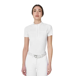 Polo donna concorso Equestro Ridertechnology traforata slim fit