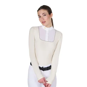 Polo donna slim fit da concorso Equestro