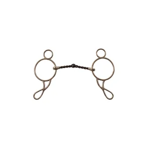 Pool's Morso Western Gonzales Bit - Torciglione Ferro Nero - 12,5 cm