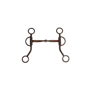 Pool's Morso Western in ferro nero snodato, aste corte - 12,5 cm
