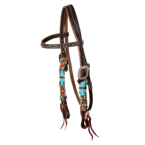 Pool's Testiera Rope Waves Western - Unica Cuoio Naturale